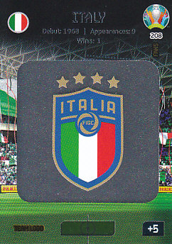 Team Logo Italy Panini UEFA EURO 2020 FANS - Team Logo #208